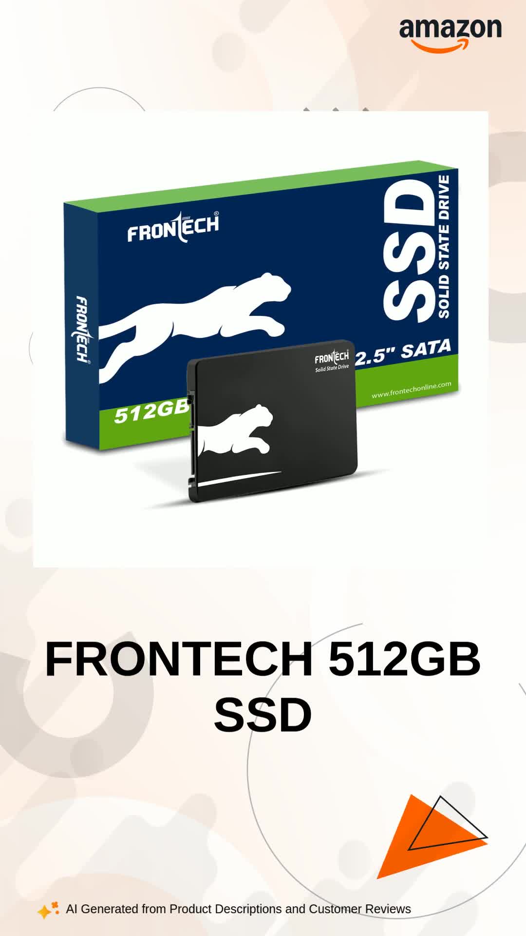 Amazon.in: Buy FRONTECH 512GB Internal SSD, 2.5 SATA3, Low Energy
